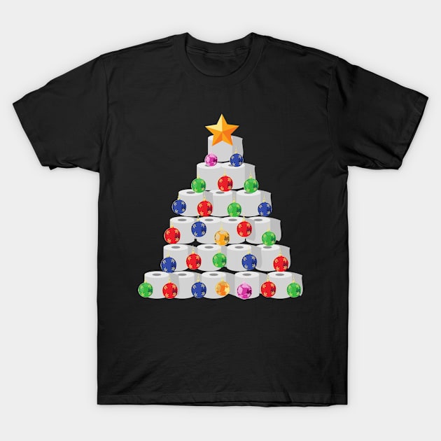 Toilet Paper Christmas Tree T-Shirt by Felicity-K